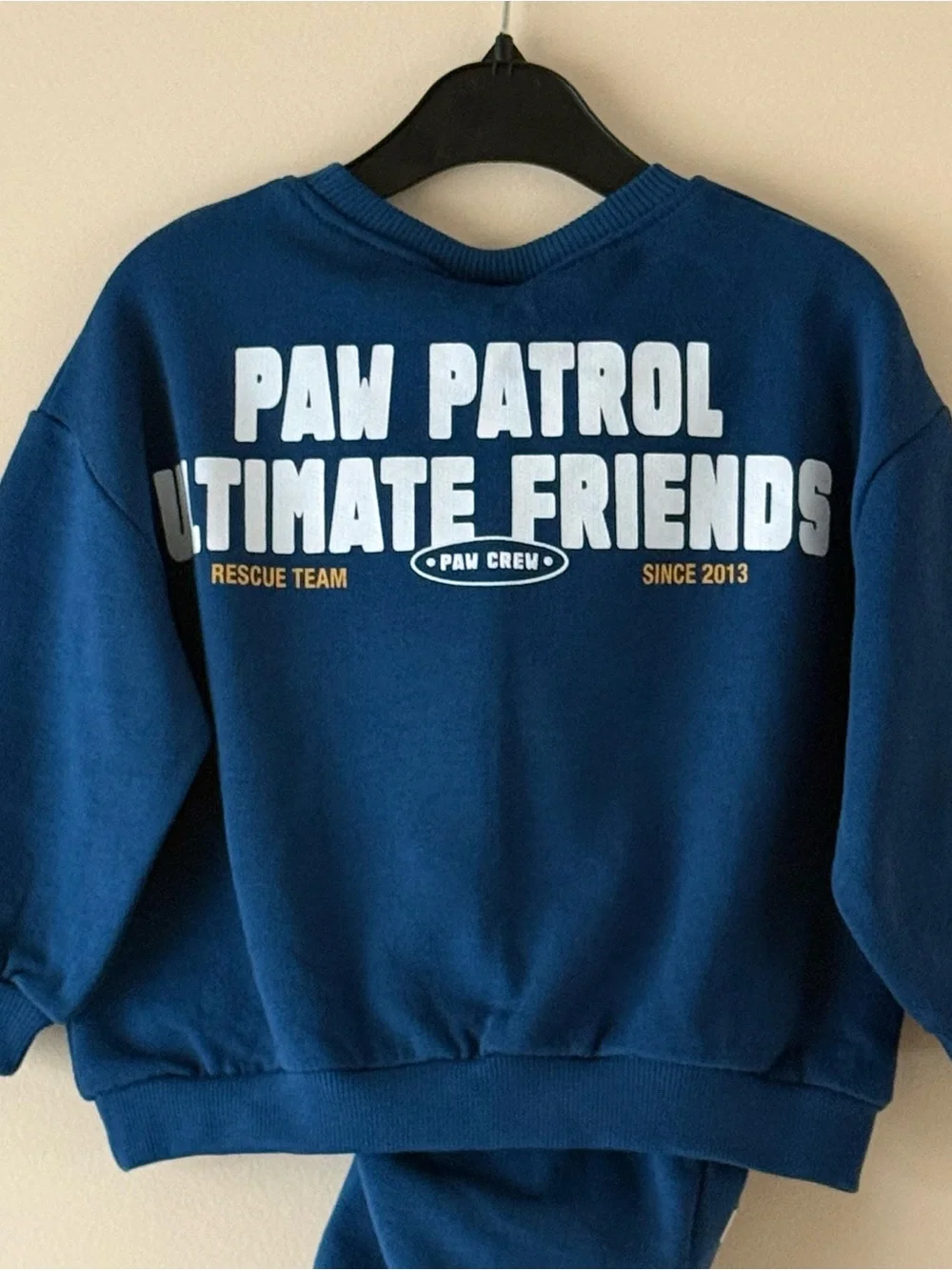 ZARA Paw Patrol Kids Blue Sweatshirt & Jogger Set, Size 1 1/2 years